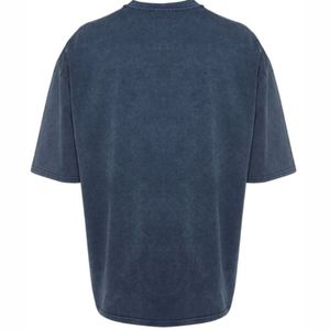 T-shirt formel en maille pour homme avec logo personnalisé, coupe décontractée, épaules tombantes, respirant - Product Image 6