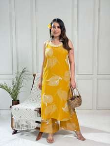 Kurti sans manches en rayonne tendance pour les occasions festives, pour les demoiselles d'honneur, les mariages, les tenues décontractées et les soirées - Product Image 6