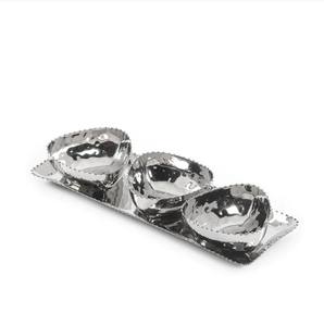 Bol en métal de qualité supérieure pour décoration de salle à manger de luxe avec base - Product Image 5