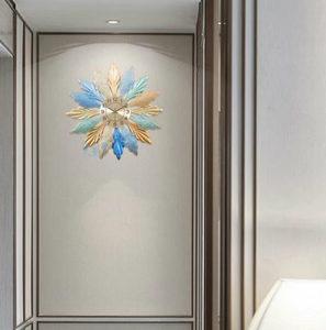 AK นาฬิกาแขวนผนังทำจากโลหะทำจากทองเหลือง, นาฬิกาแขวนผนังสำหรับตกแต่งบ้าน - Product Image 3