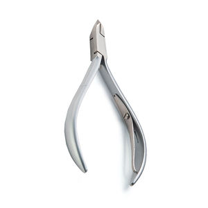 D-15 Alicates para cutículas de acero inoxidable de grado quirúrgico, para arte de uñas, con mango de resorte único, para uñas encarnadas - Product Image 1