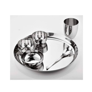 Bol décoratif de service de modèle minimal de plat d'acier martelé par conception moderne pour des fruits de cuisine à vendre - Product Image 4