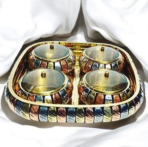 Ustensiles de cuisine décoratifs à forte demande Ensemble de petites boîtes de rangement pour épices à vendre en gros de Indian - Product Image 2