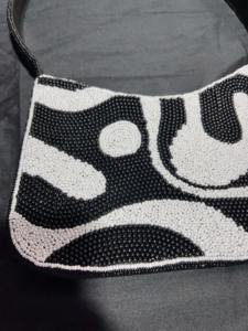 Sacs à main élégants en velours brodé de fleurs pour femmes et filles, sac à main en tissu artisanal, détails complexes, personnalisable - Product Image 4