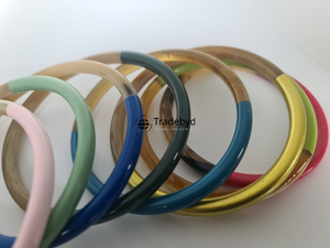 กำไลข้อมือฮอร์นธรรมชาติทำมือหรูหราพรีเมี่ยมสำหรับทุกเพศเครื่องประดับของขวัญแบบขายส่ง - Product Image 2