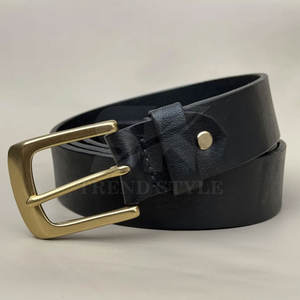 Cinturón de Cuero de un Solo Color, Diseño Elegante para Uso Formal e Informal, Cinturón de Cuero Duradero de un Solo Color - Product Image 4