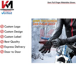 ถุงมือมอเตอร์ไซค์ ถุงมือขี่มอเตอร์ไซค์ ระบายอากาศ ป้องกันแรงกระแทก ถุงมือแบบเต็มนิ้ว ราคาขายส่งจากโรงงาน - Product Image 4