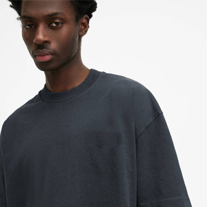 Rapide personnalisé 280gsm 300gsm 320gsm poids lourd 100% coton surdimensionné mode goutte épaule hommes T-shirt - Product Image 5