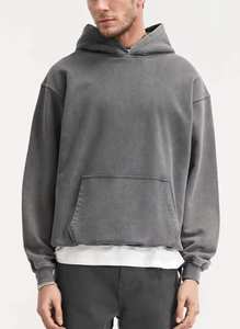 Sudadera con capucha de gran tamaño Unisex con diseño personalizado, sudadera de algodón con logotipo personalizado, Sudadera con capucha de peso pesado para hombre, sudadera personalizada para hombre - Product Image 3