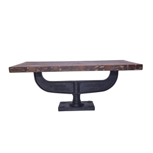 Austen Table basse en fer moderne portable léger avec hauteur réglable maison salon meubles de rangement décoratifs - Product Image 1