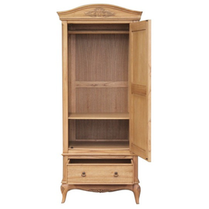 Armario minimalista de madera maciza con acabado natural y Diseño Contemporáneo para muebles de hogar modernos y almacenamiento de habitaciones de hotel - Product Image 2