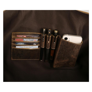 Nouvelle arrivée de sacs de sport en cuir au design réglable avec logo personnalisé sacs de voyage faits à la main et sur mesure prix de gros - Product Image 5