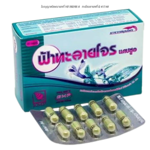 Vente directe KMP Marque Thai 30 Capsules Boîte 350 mg Poudre Extrait de plantes sauvages cultivées Andrographis Paniculata Extrait de plante - Product Image 1