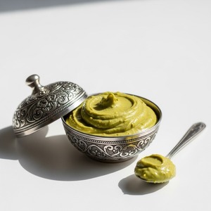 Mantequilla de pistacho molida fresca orgánica hecha en pequeños lotes sabor natural y nutrición de calidad superior - Product Image 3