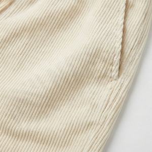 Pantalones Cargo de Pana Ligera para Hombre, Corte Relajado, Cintura Elástica, Transpirables, con Bolsillos Laterales, Pantalones Modernos para Actividades al Aire Libre - Product Image 5