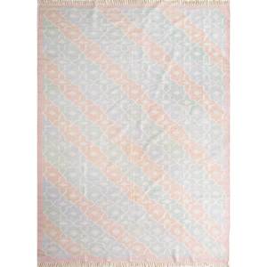 Alfombras de Algodón 3D Nayaab, Diseño Abstracto a Rayas Rosa y Morado, Rectangulares, para Pasillo, Dormitorio, Sala de Estar - Paem-1203 - Product Image 4