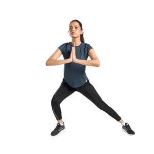 Gran oferta de pantalones de Yoga Peachy para mujer, mallas de entrenamiento de compresión elástica de fábrica, realce de glúteos, malla sólida para adultos - Product Image 3