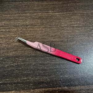 แหนบดัดขนตาปลายมน 90 องศา จับแน่น แหนบต่อขนตา อุปกรณ์เสริมความงาม โลโก้สั่งทำได้ สแตนเลส - Product Image 4