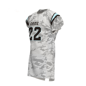 Uniforme de Fútbol Americano Sibrin de Primera Calidad con Logotipo Personalizado, Conjuntos de Manga Corta, Cómodos, Transpirables, de Poliéster Sublimado - Product Image 2