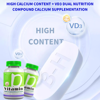HJT Nutrient-Assist Vitamine D Comprimés 60 comptes pour adultes-Supplément de santé améliorant l'énergie et l'immunité