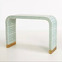 Meubles décoratifs en incrustation d'os Table console de luxe Table marocaine en incrustation d'os Table indienne en incrustation d'os Table console exotique