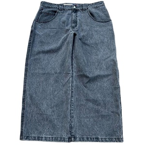 กางเกงยีนส์ขาบานสำหรับผู้ชายกางเกงยีนส์ผ้าซักเบาระบายอากาศได้ดีปักโลโก้ได้ตามต้องการ - Product Image 3