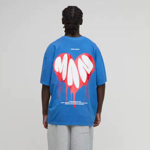 T-Shirt Homme 2025 Vintage 100% Coton Personnalisé Qualité Couture Premium Surdimensionné Long Design vierge pour Streetwear Vente en gros - Product Image 1