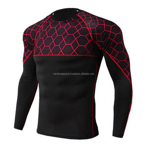 Nardon Apparel Haute Qualité Personnalisé Rash Guard Hommes Vente en Gros Spandex Bjj Rash Guard Surf Plongée Rash Guard - Product Image 1