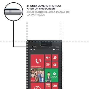 ANTISHOCK สำหรับโนเกีย ลูเมีย 928 ฟิล์มกันรอยหน้าจอ อุปกรณ์เสริมระดับพรีเมียมเพื่อการปกป้องมือถือที่ดียิ่งขึ้น - Product Image 3