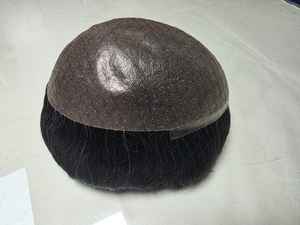 Peluca de pelo tupé de la mejor calidad con estilo de onda profunda Kinky Straight y Water Body Wave Indian Hair Wig de Air BD - Product Image 3