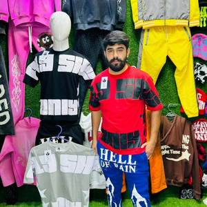 T-shirt pour hommes en coton biologique ajusté personnalisé motif solide à manches courtes T-shirt de plage été imprimé 100% coton T-shirts pour hommes - Product Image 6