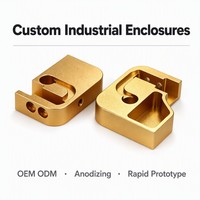 Casing Aluminium Stainless Steel Custom, Mesin CNC, Anodisasi, Penggilingan, Pengeboran untuk Toleransi Presisi Mesin yang Cepat