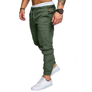 <b>Men's</b> Casual Outdoor Solid Color Athletic <b>Work</b> <b>Trousers</b> Breathable Workout Streetwear Flat Convenient Pocket Fashionable Cargo - Product Image 3