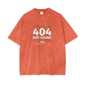 เสื้อยืดลายกรดซักสำหรับผู้ชายผ้าฝ้าย100% รุ่นท็อปออกแบบโลโก้ได้ตามต้องการ - Product Image 5