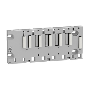 Per SCHNEIDER ELECTRIC BMXXBP0400 M340: Pannello a 4 slot o montaggio su guida DIN per Ingresso e Uscita (IO) - Product Image 1