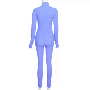 Mono Sexy de Mujer con Efecto Lona, Cintura Alta, OEM, Catsuit, Proveedor al por Mayor, Alta Calidad, Hecho a Medida, Mono Más Vendido - Product Image 4