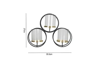 Bougeoir design moderne de luxe en métal fait à la main pour la décoration intérieure Style INS unique personnalisé pour les mariages Noël - Product Image 6
