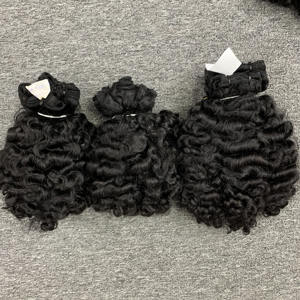 Perruques vierges alignées sur les cuticules les cheveux bouclés profonds vendeurs d'extensions de cheveux en gros birmans bouclés pour les femmes noires - Product Image 6