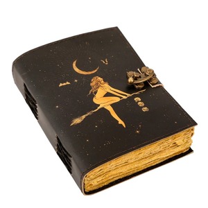วารสารหนังเกี่ยวกับดวงจันทร์วินเทจหนังสือคาถาของเงาบันทึก Grimoire สำหรับผู้ชายผู้หญิงพิมพ์ลายยันต์ - Product Image 1