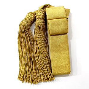 สายสะพายพิธีการทำจากผ้าขนสัตว์คุณภาพสูง ประดับด้วยพู่ไหมพรมและสายรุ้ง ทำด้วยมือ พร้อมเข็มขัดคาดเอวไมลาร์ อุปกรณ์ป้องกันตัว  รับทำโลโก้ตามสั่ง - Product Image 3