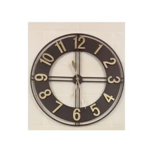 100% ピュアメタルハイデマンド製品広く販売されている装飾アート壁時計モダンなオフィス & ベッドルーム装飾壁時計