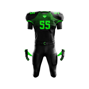 Uniforme de fútbol americano superventas con nombre de equipo MOQ bajo Nueva llegada Característica transpirable - Product Image 1