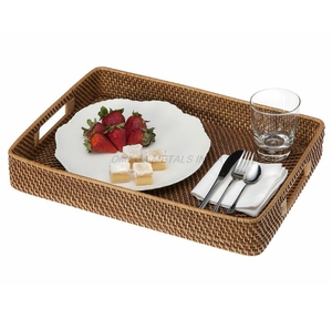 Handmade Unique Wooden Tray Set in Natural Brown Rectangular Shape with <b>Smooth</b> Finish for Serving and Display - Product Image 5