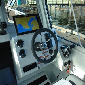 Yate deportivo de <span class=keywords><strong>trabajo</strong></span> con cabina de aluminio de alta velocidad Kinocean para Crucero y patrulla con motor fuera de borda - Product Image 5
