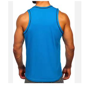 Impression personnalisable Débardeur de gymnastique pour hommes T-shirt sans manches respirant et décontracté pour les exercices sportifs Vêtements de sport actifs - Product Image 2