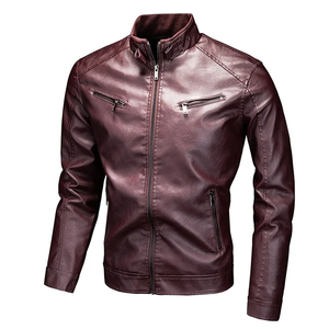 2024 High Quality Professional Design Distressed <b>Genuine</b> <b>Leather</b> <b>Jacket</b> for Men XL Size Winter Season Low Price - Product Image 2