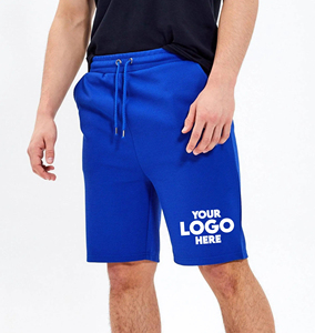 Pantalones cortos deportivos con logotipo personalizado para hombre, bañadores lisos para hombre, bañadores para hombre, pantalones cortos de playa con rizo francés de nailon 100% - Product Image 1