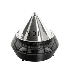 Servidor de alimentos redondeado con acabado personalizado para cazuelas de acero inoxidable de la mejor calidad Servidor Hot Pot - Product Image 2