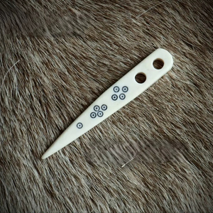 Aguja de Bordar de Cuerno de Búfalo, Aguja de Bordar Puntiaguda para Lana y Hilo, Accesorio de Costura Duradero para Tufting y Costura - Product Image 1