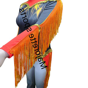 Tenues de danse pour femmes, vêtements de style rythmique, respirants, confortables, extensibles, pour la scène, la pratique, style décontracté et tendance - Product Image 6